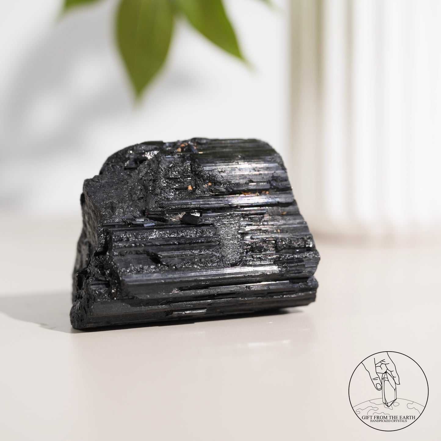 Mozambique lustrous black tourmaline 
