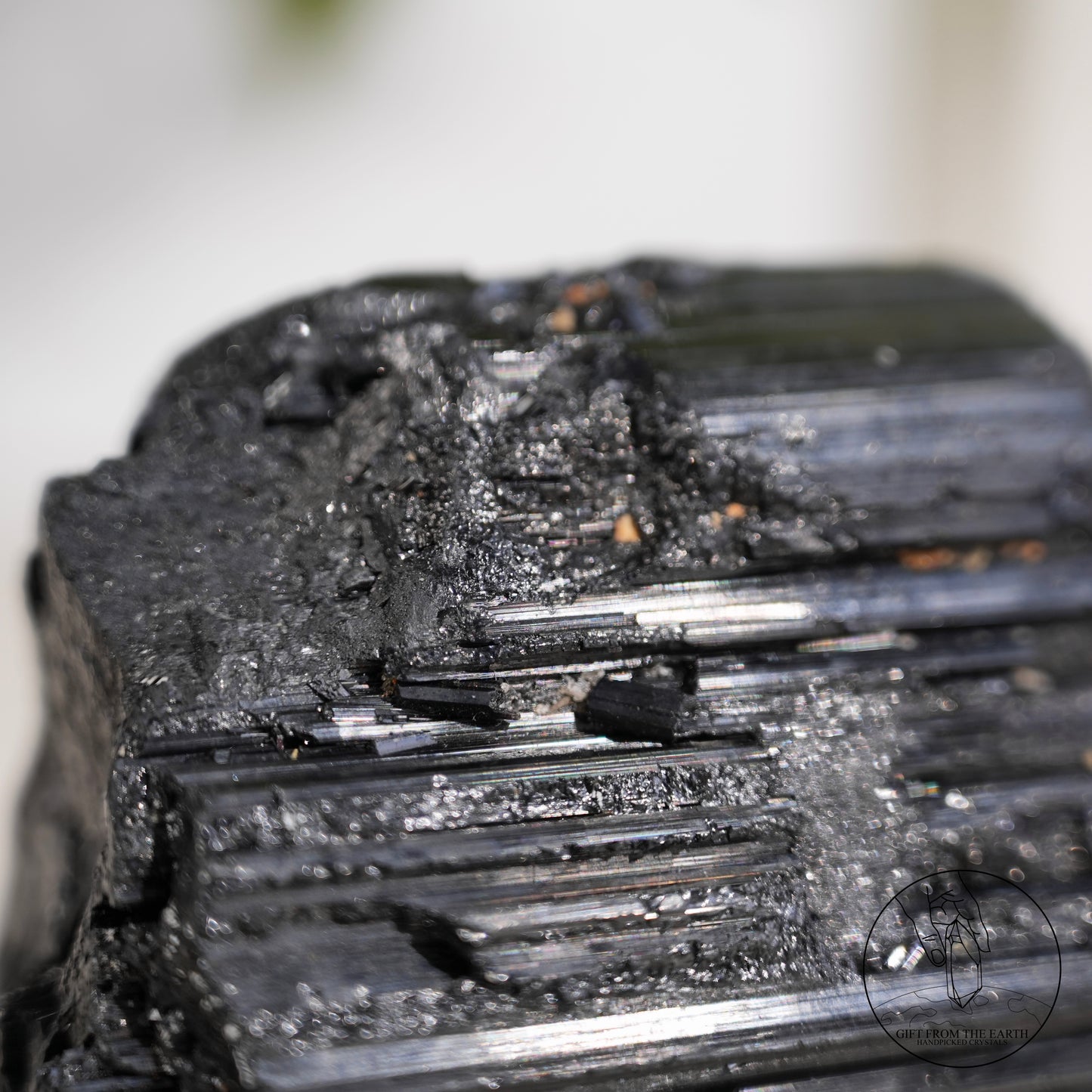 Mozambique lustrous black tourmaline 