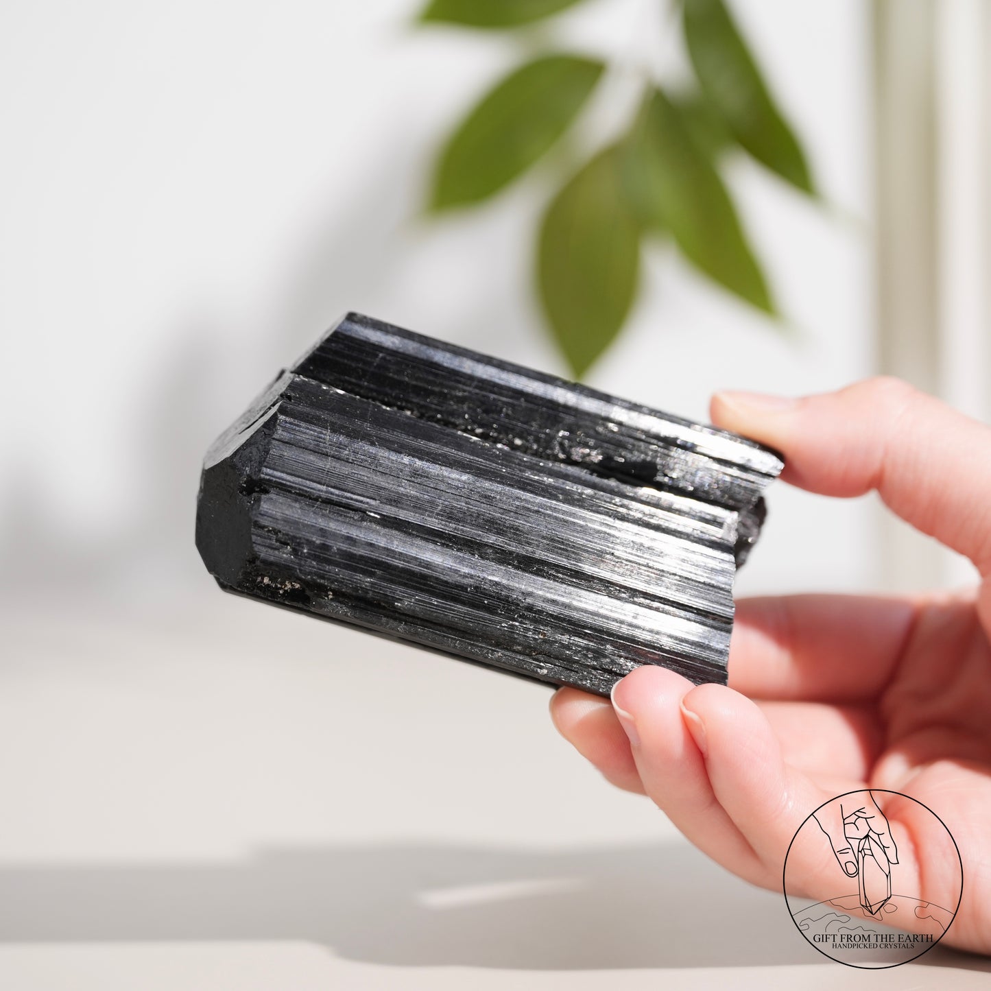 Mozambique lustrous black tourmaline 