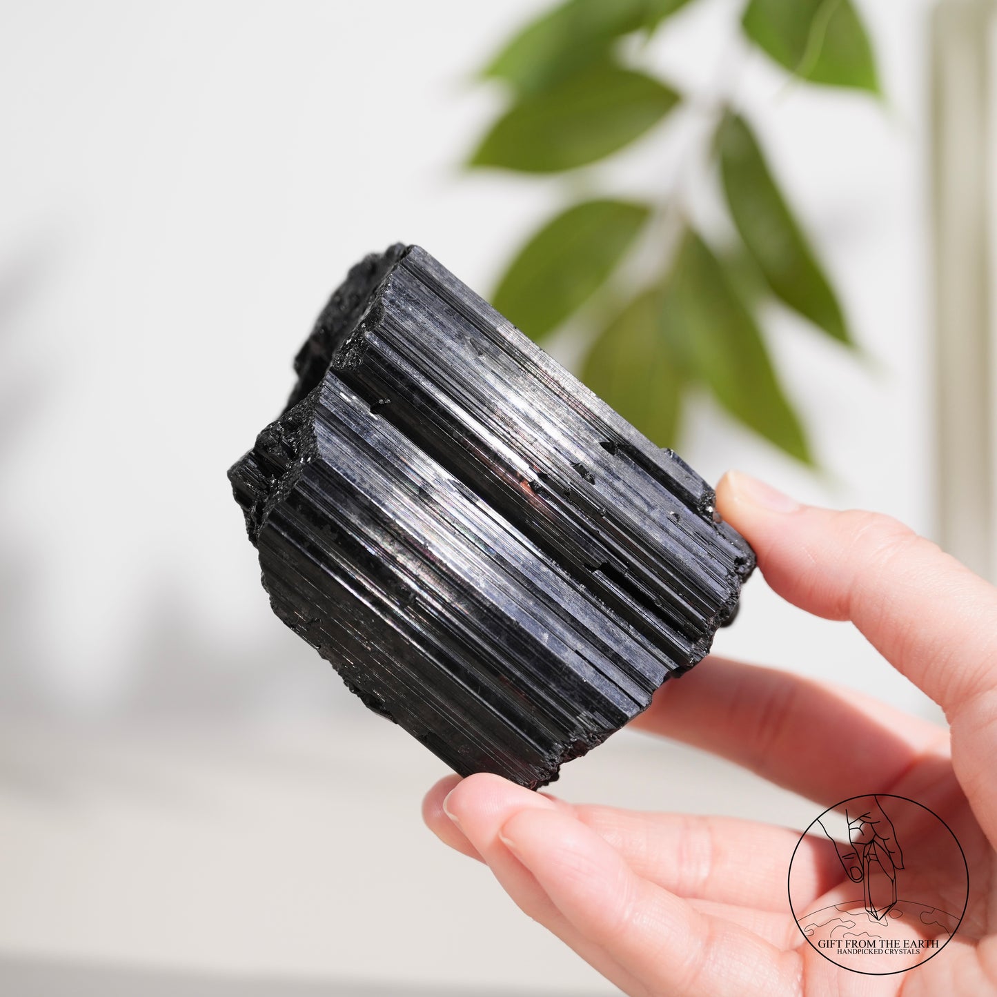 Mozambique lustrous black tourmaline 