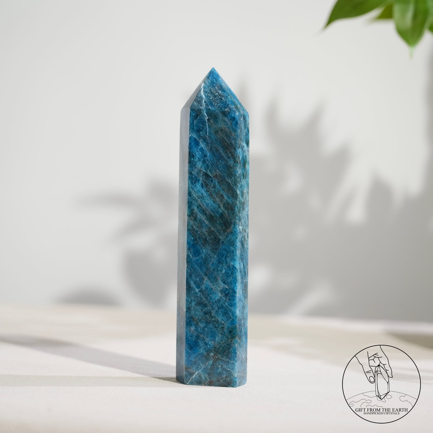 Blue Apatite point