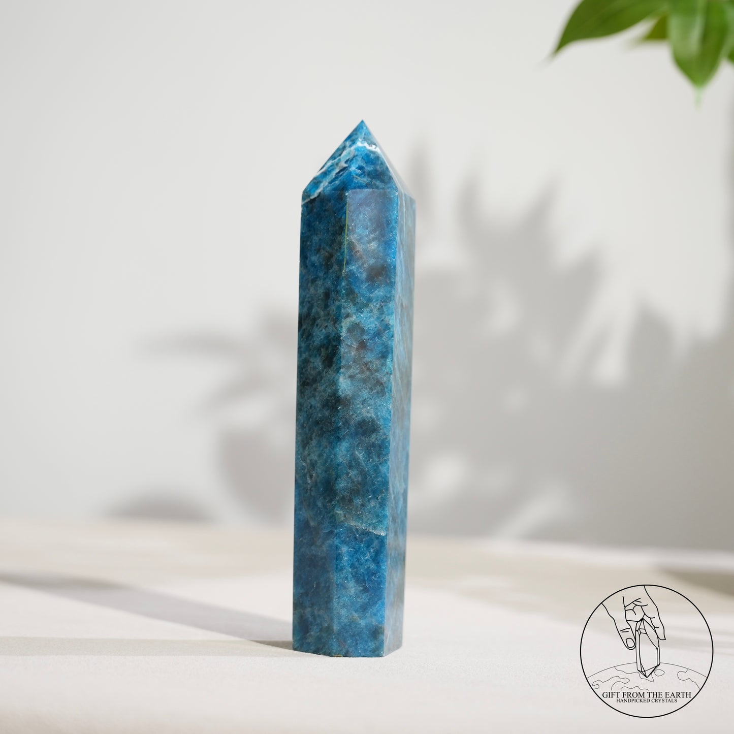 Blue Apatite point