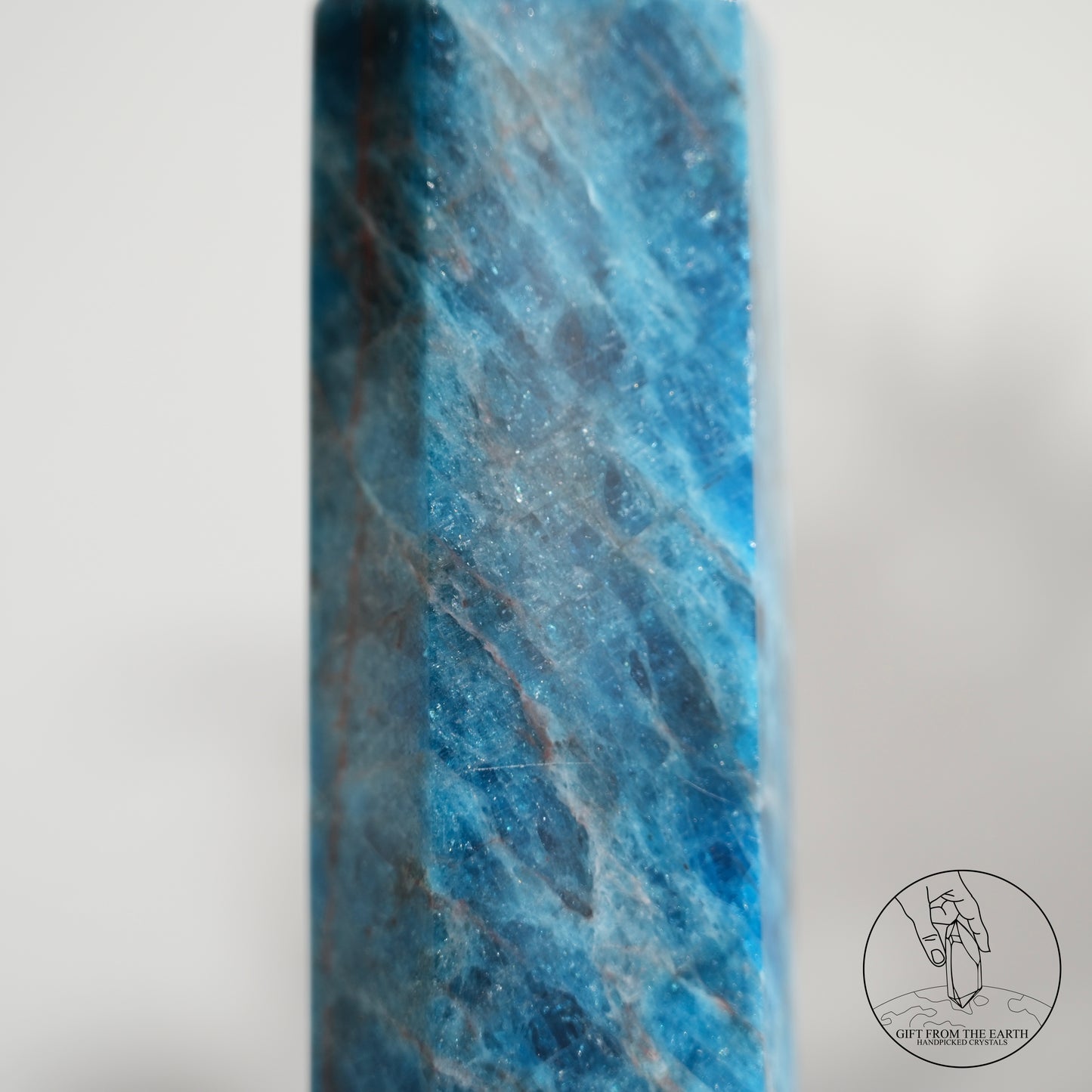 Blue Apatite point