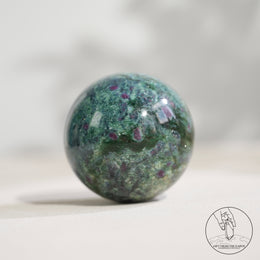 紅綠寶藍晶共生球