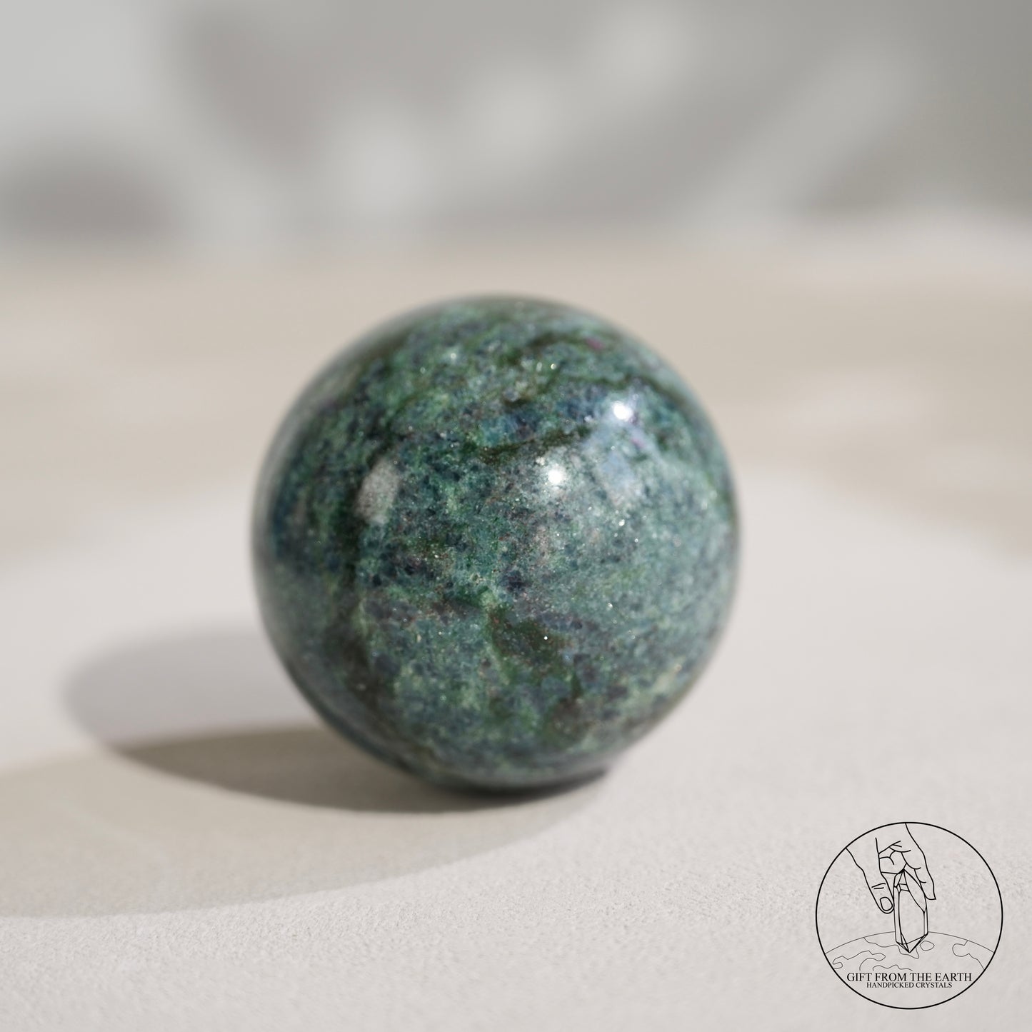 Red-green-blue tourmaline association sphere