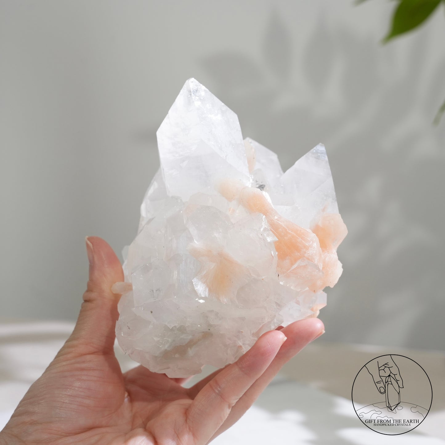 Diamond apophyllite stilbite