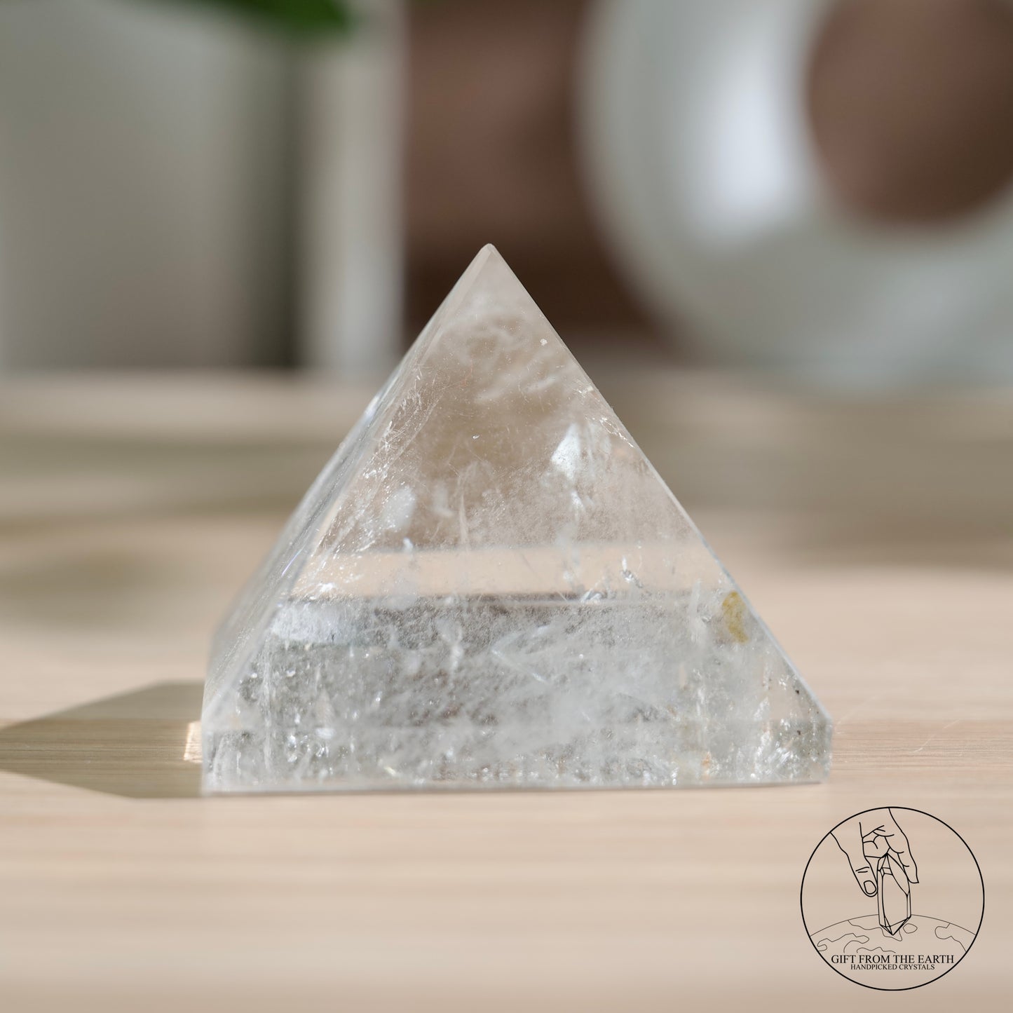 白水晶金字塔黃金療癒者共生