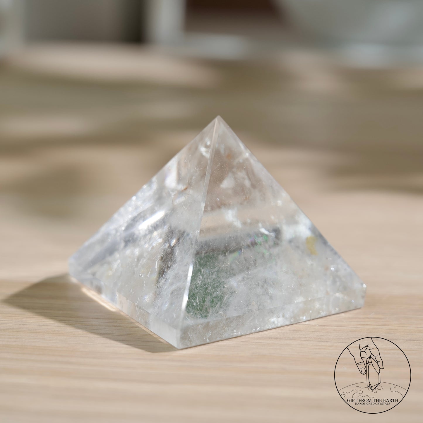 白水晶金字塔黃金療癒者共生