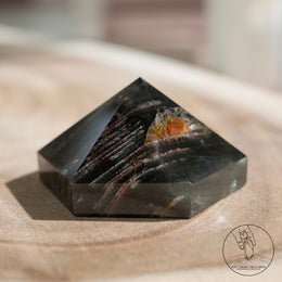 Phantom Quartz Pyramid Golden Healer Quartzwith