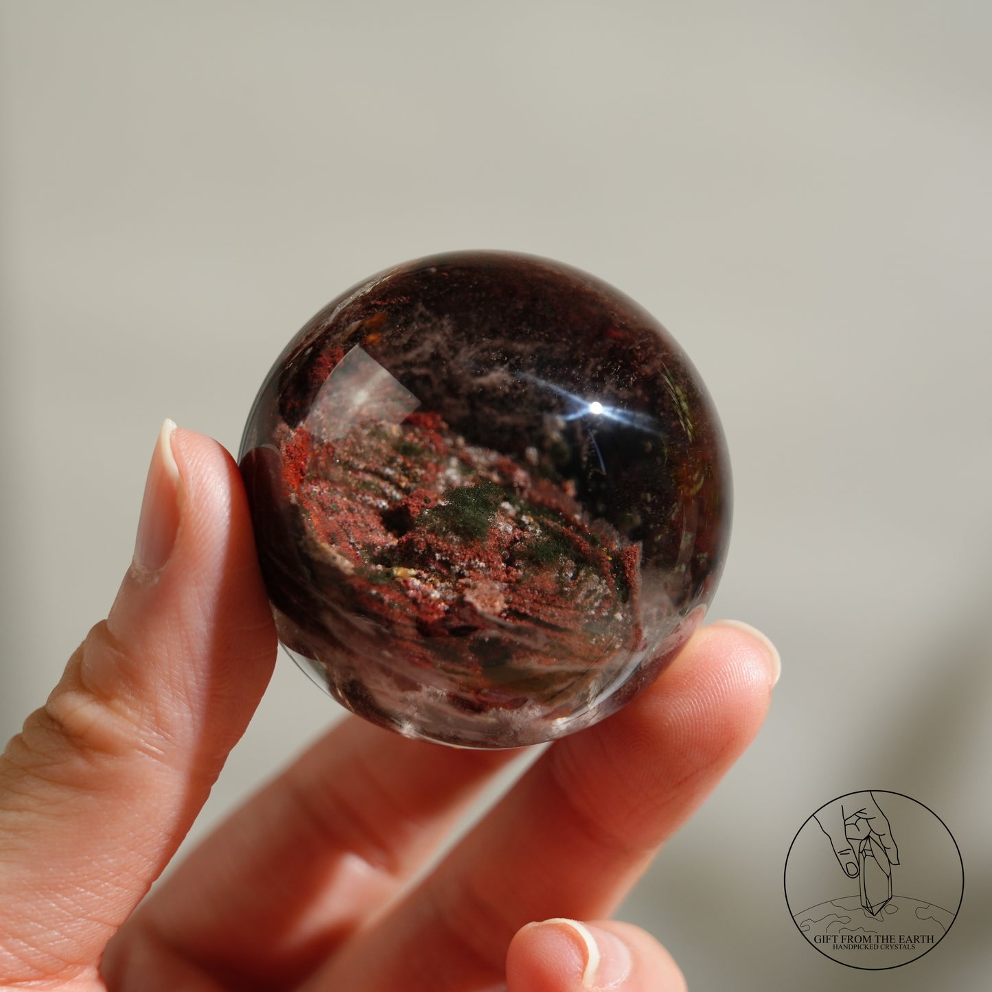 Red-green phantom sphere