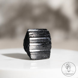 Glossy Black Tourmaline Raw Stone