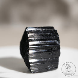 Glossy Black Tourmaline Raw Stone