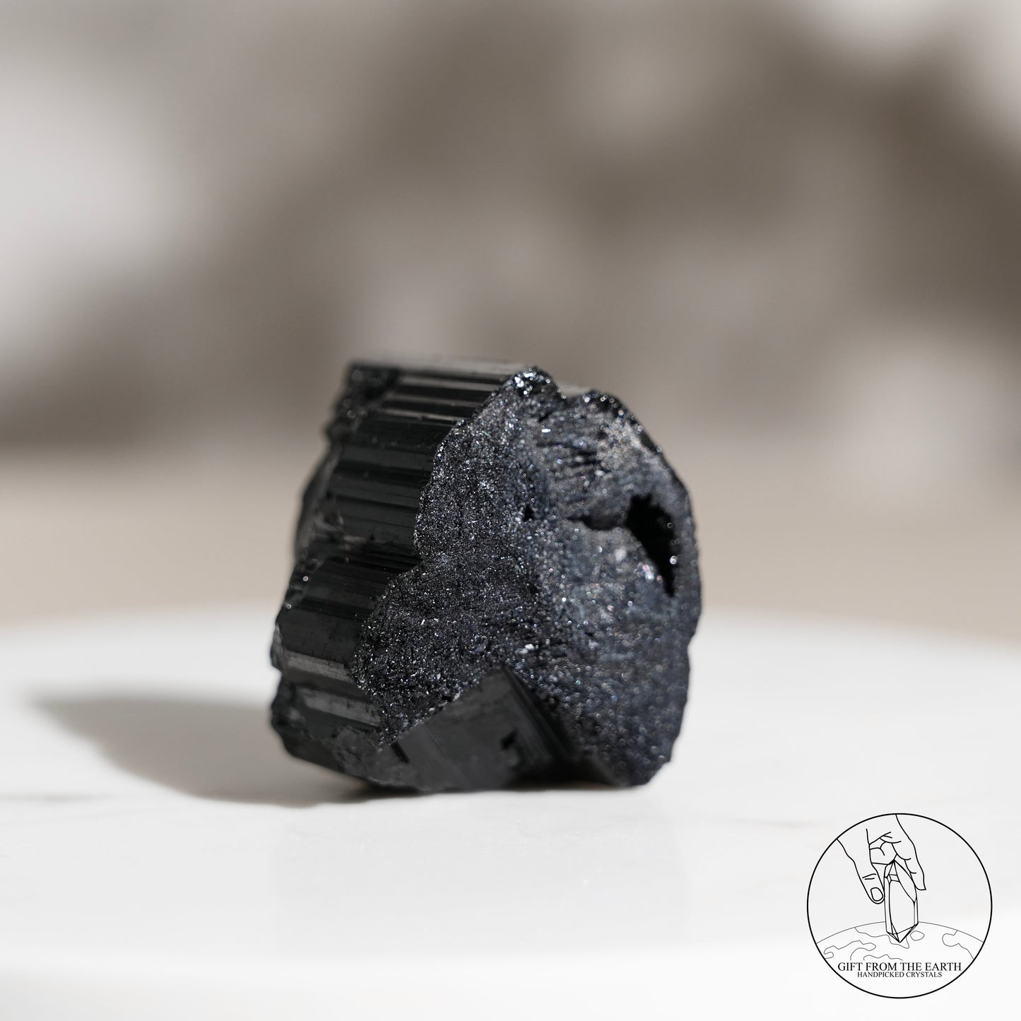 Mozambique lustrous black tourmaline 