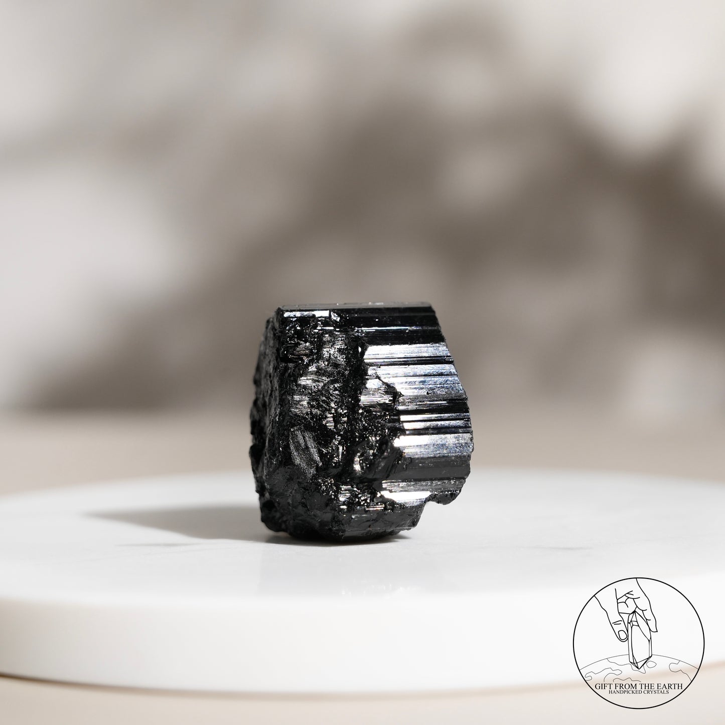 Mozambique lustrous black tourmaline 