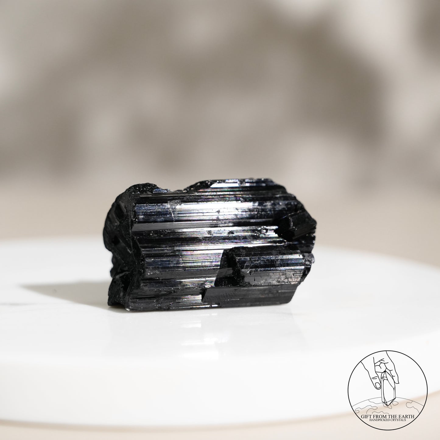 Mozambique lustrous black tourmaline 