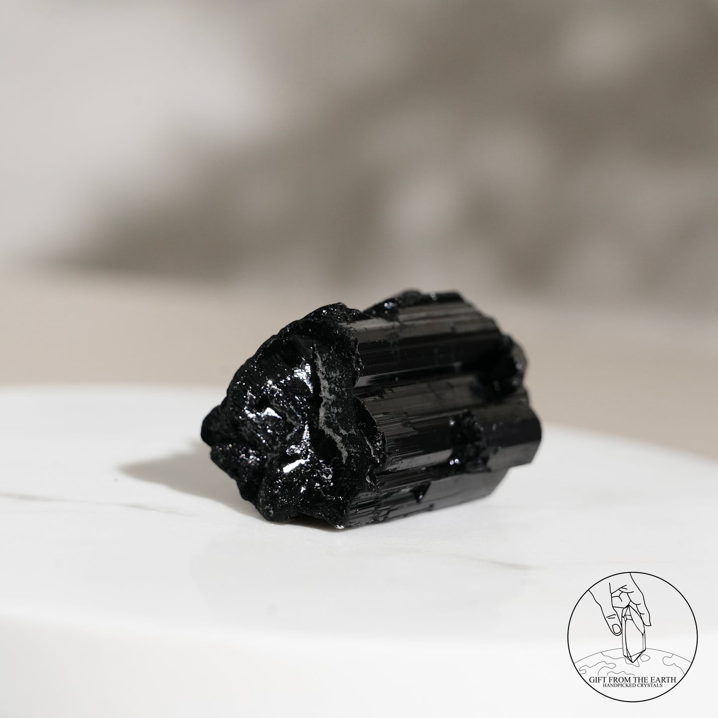 Mozambique lustrous black tourmaline 
