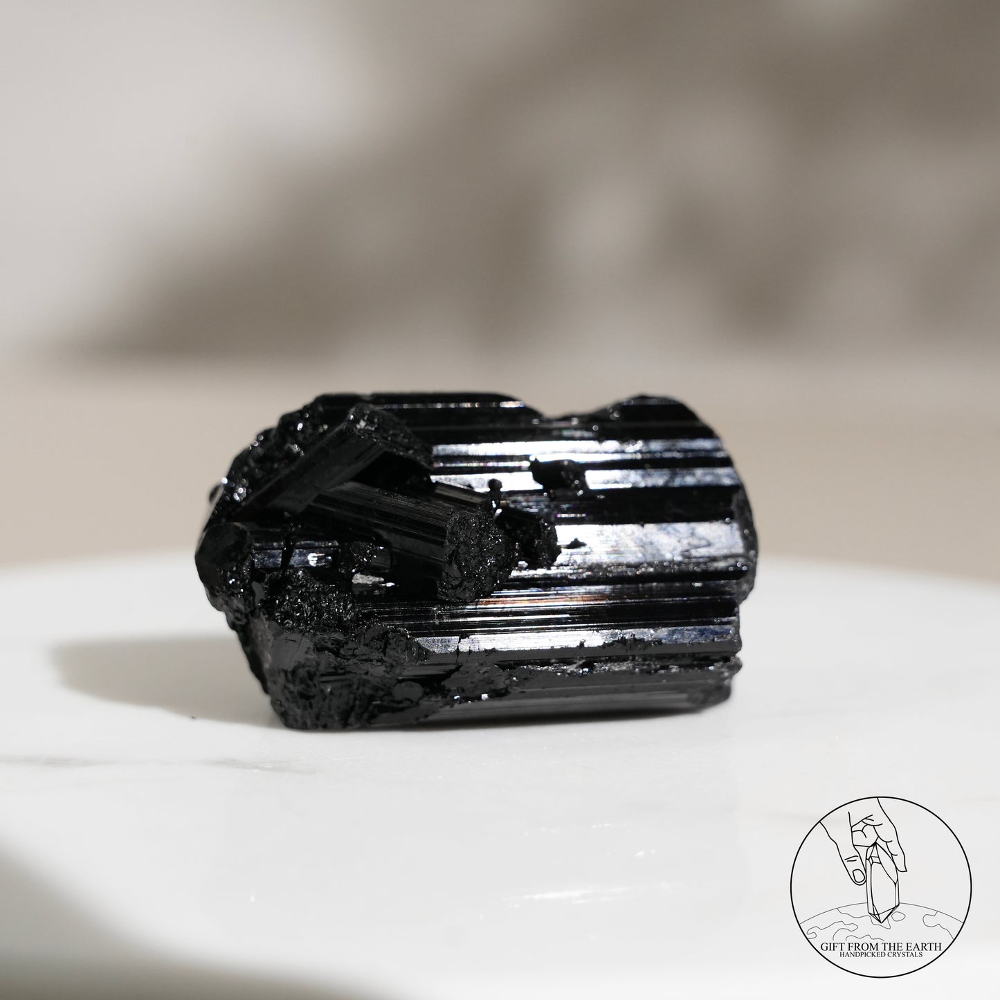 Mozambique lustrous black tourmaline 