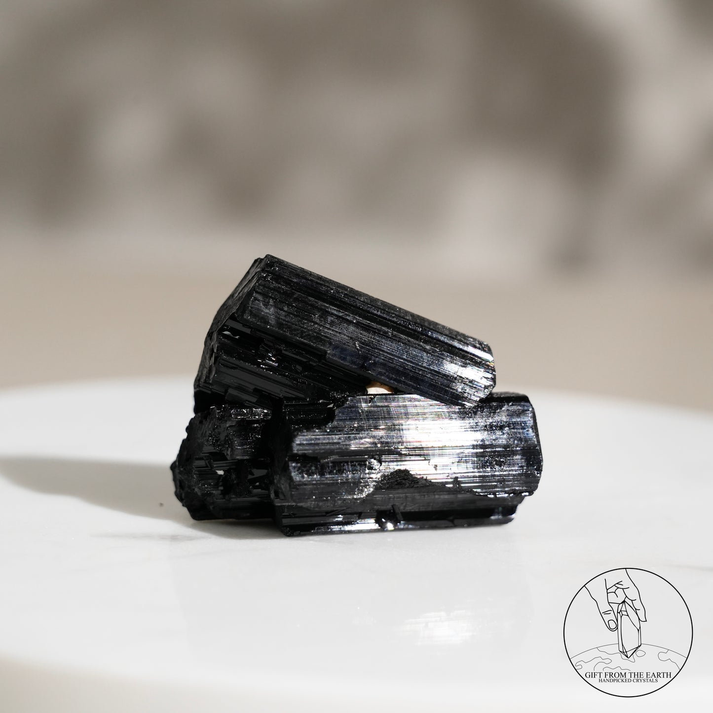 Mozambique lustrous black tourmaline 