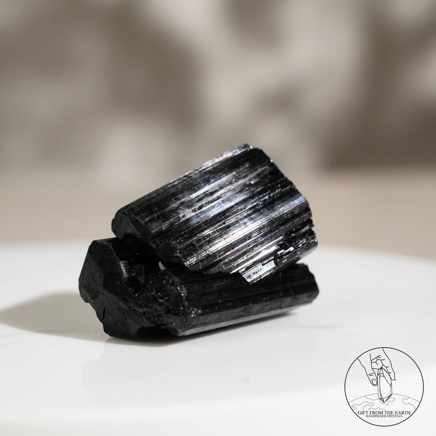 Mozambique lustrous black tourmaline 