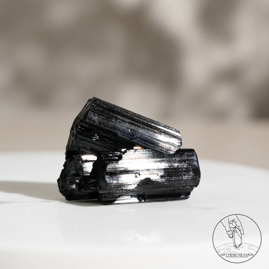 Mozambique lustrous black tourmaline 