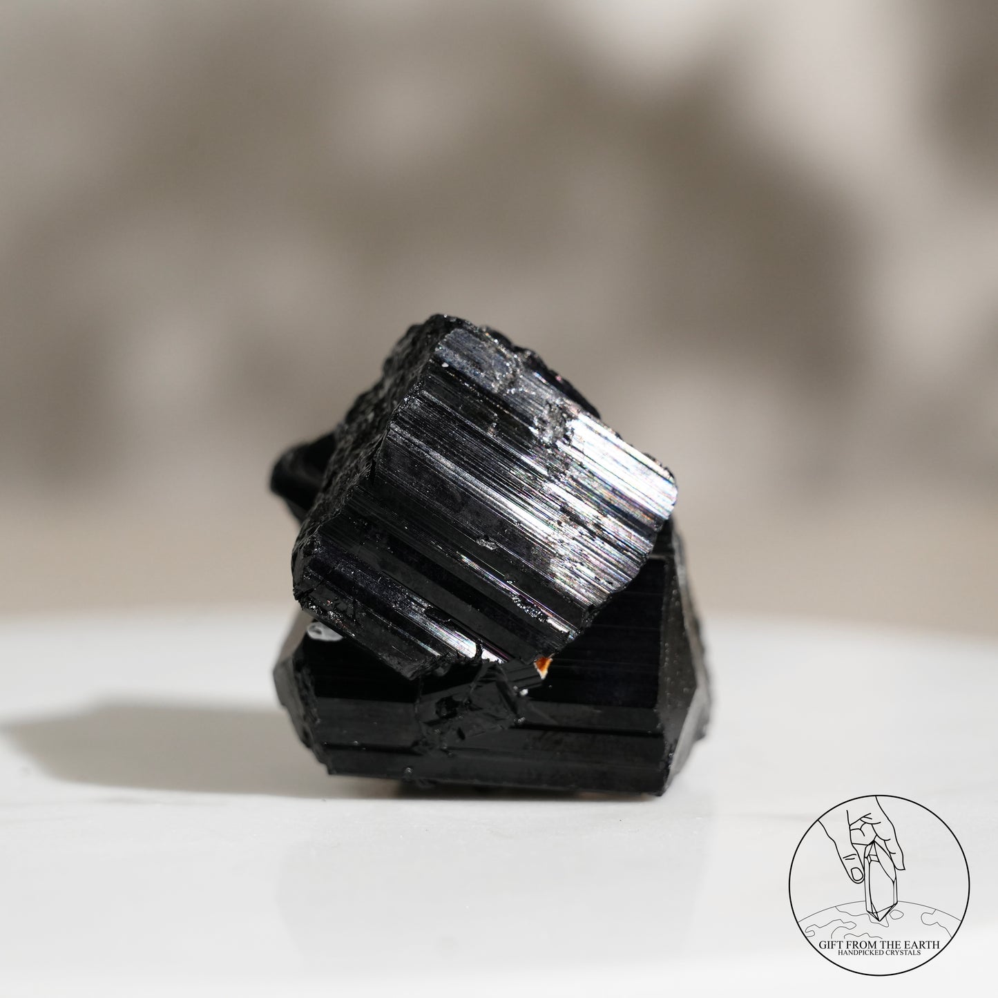 Mozambique lustrous black tourmaline 