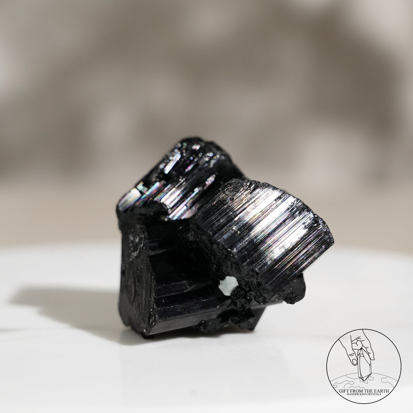 Mozambique lustrous black tourmaline 