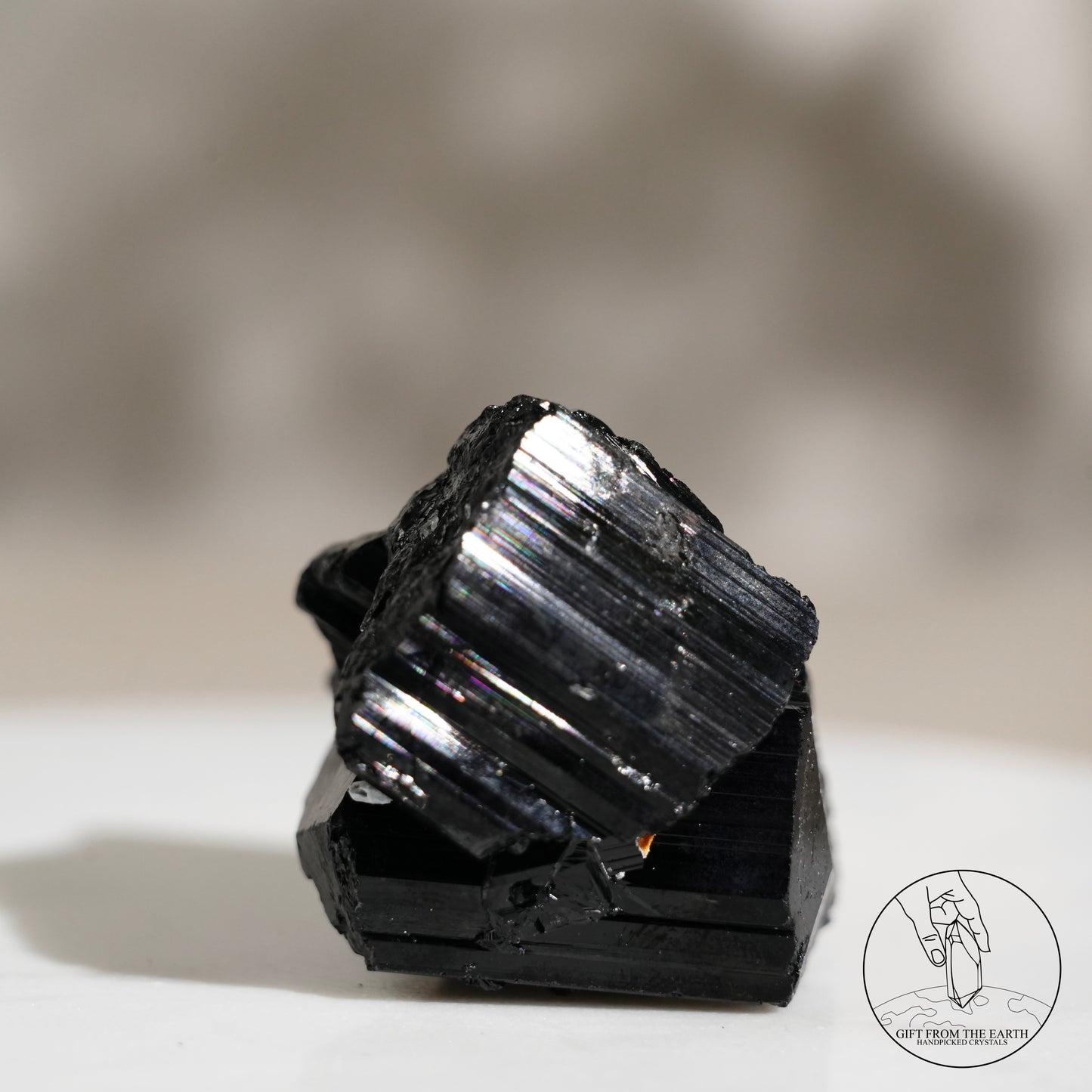 Mozambique lustrous black tourmaline 