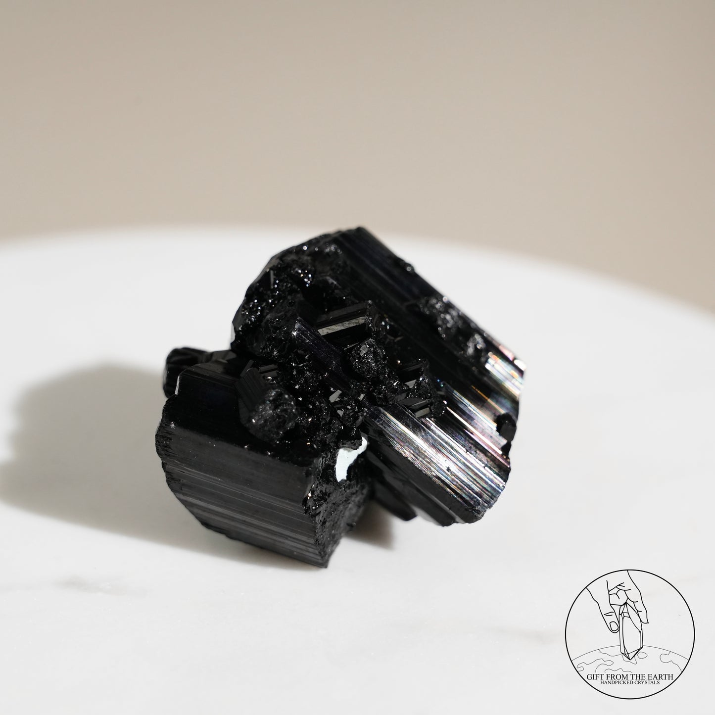 Mozambique lustrous black tourmaline 