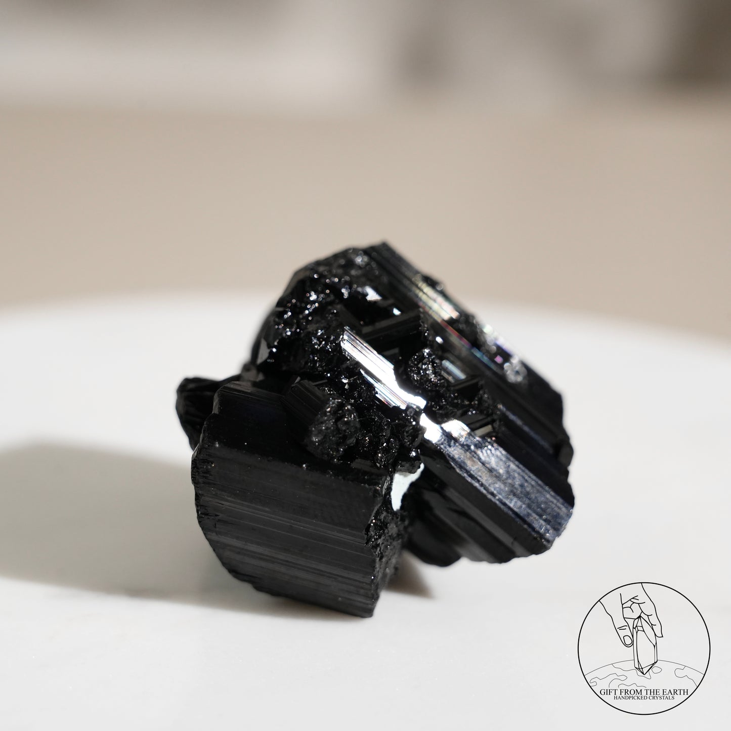 Mozambique lustrous black tourmaline 