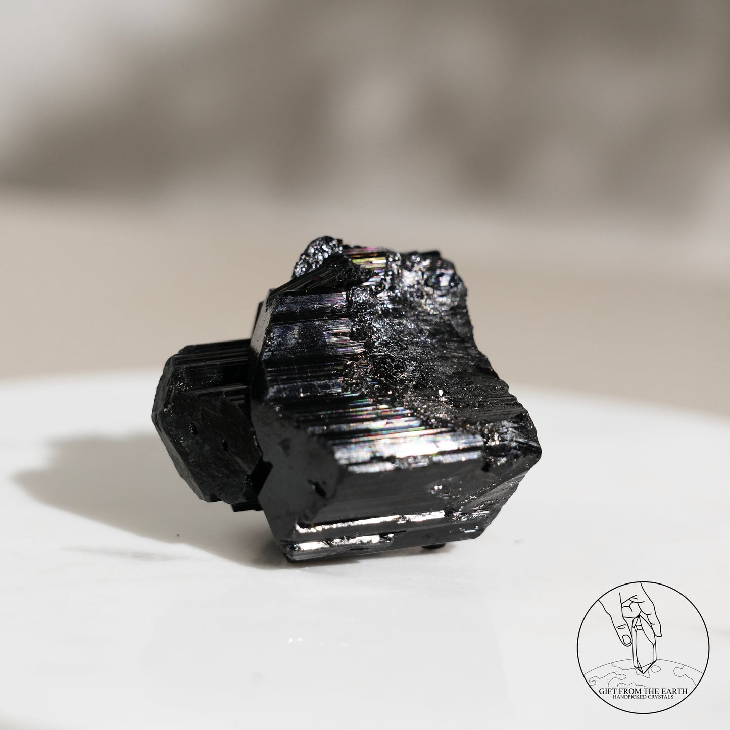 Mozambique lustrous black tourmaline 