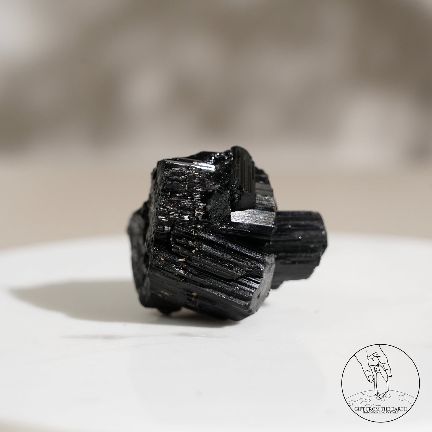 Mozambique lustrous black tourmaline 