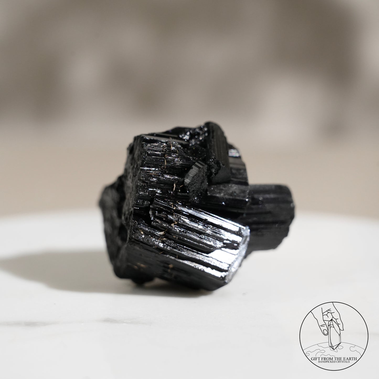 Mozambique lustrous black tourmaline 