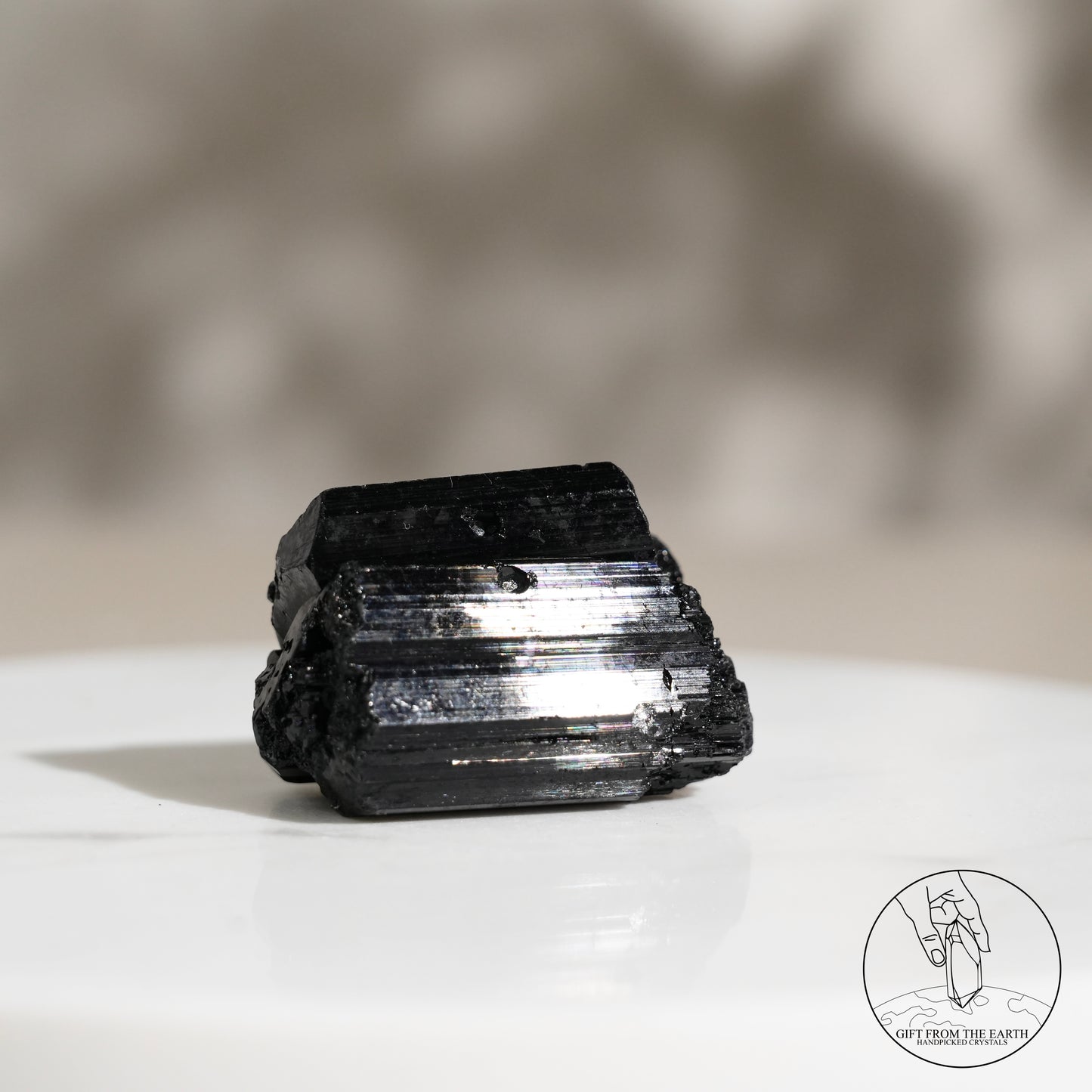 Mozambique lustrous black tourmaline 