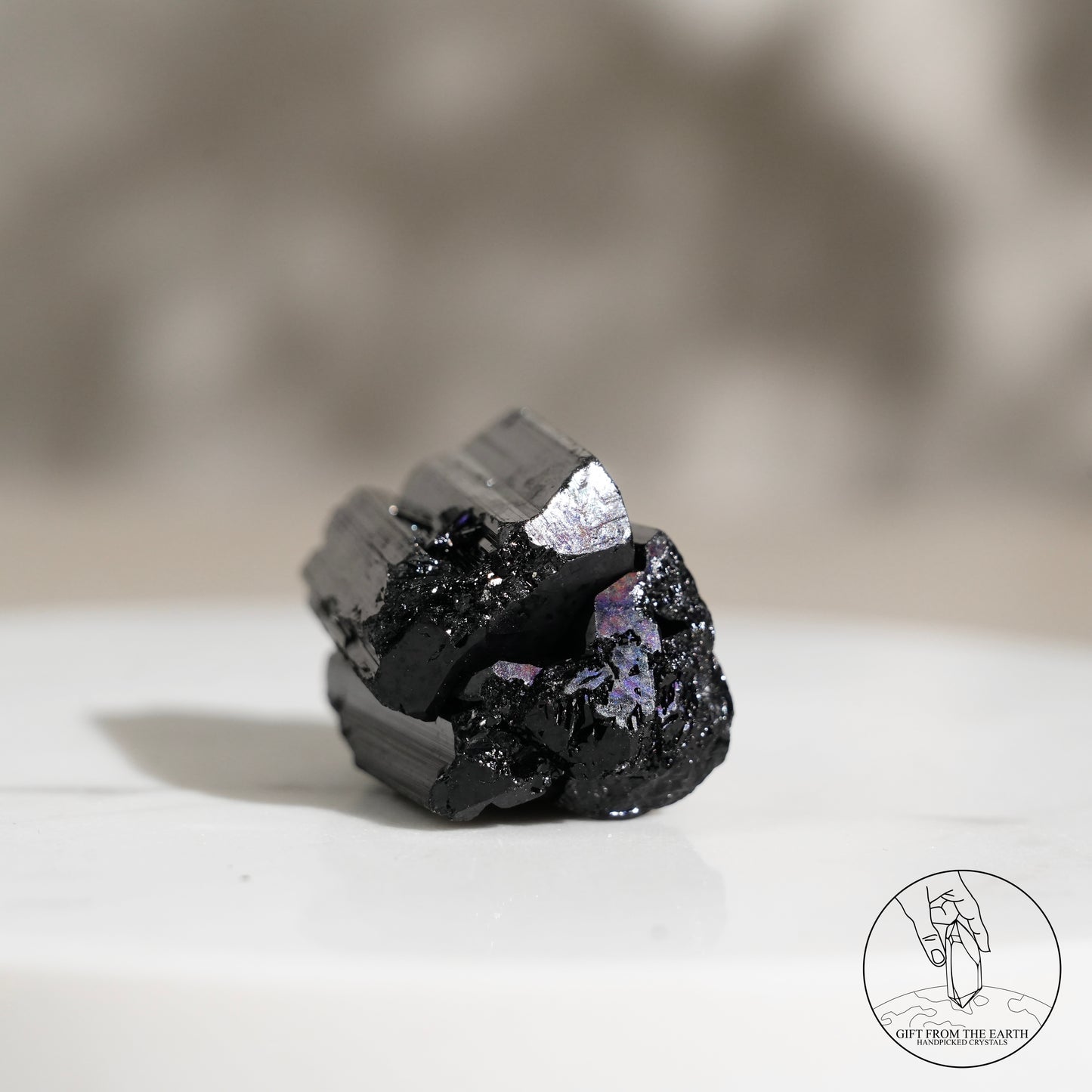 Mozambique lustrous black tourmaline 