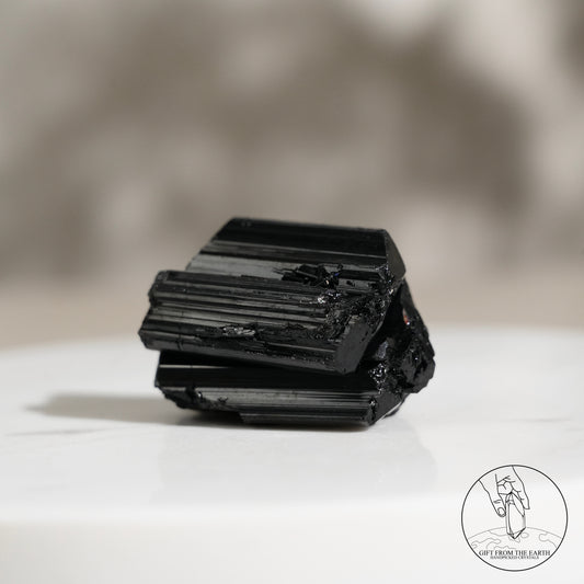 Mozambique lustrous black tourmaline 