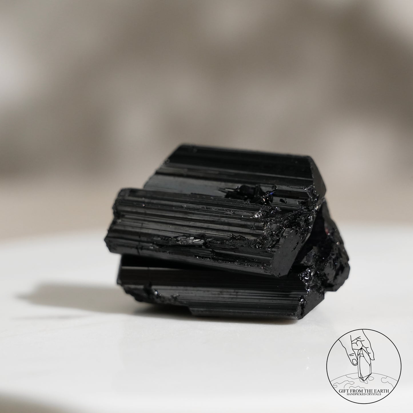 Mozambique lustrous black tourmaline 