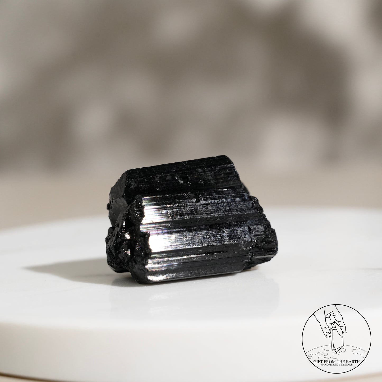 Mozambique lustrous black tourmaline 