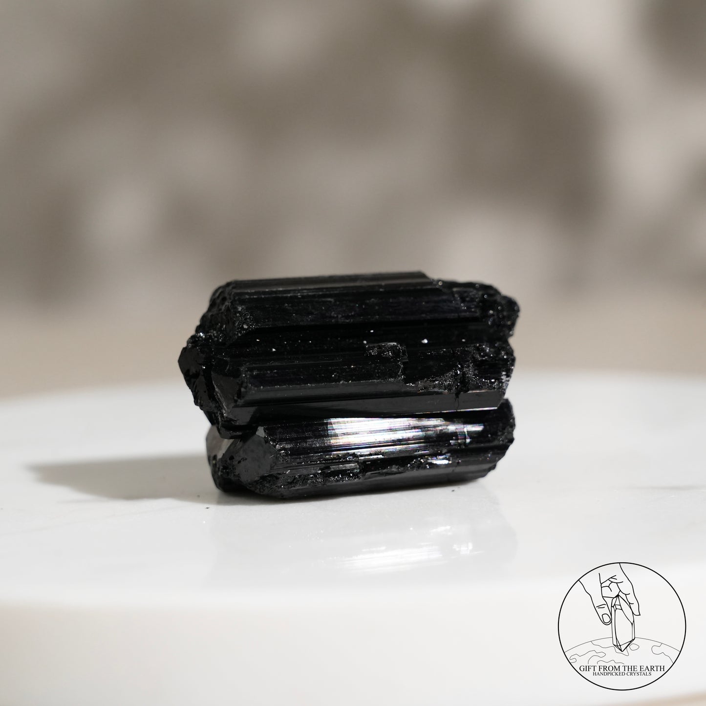 Mozambique lustrous black tourmaline 