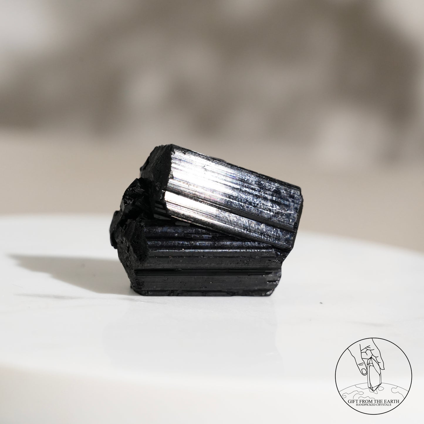 Mozambique lustrous black tourmaline 