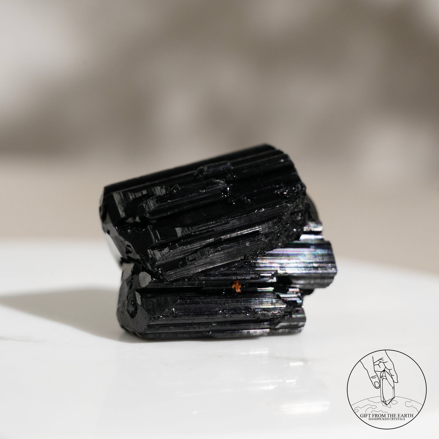 Mozambique lustrous black tourmaline 