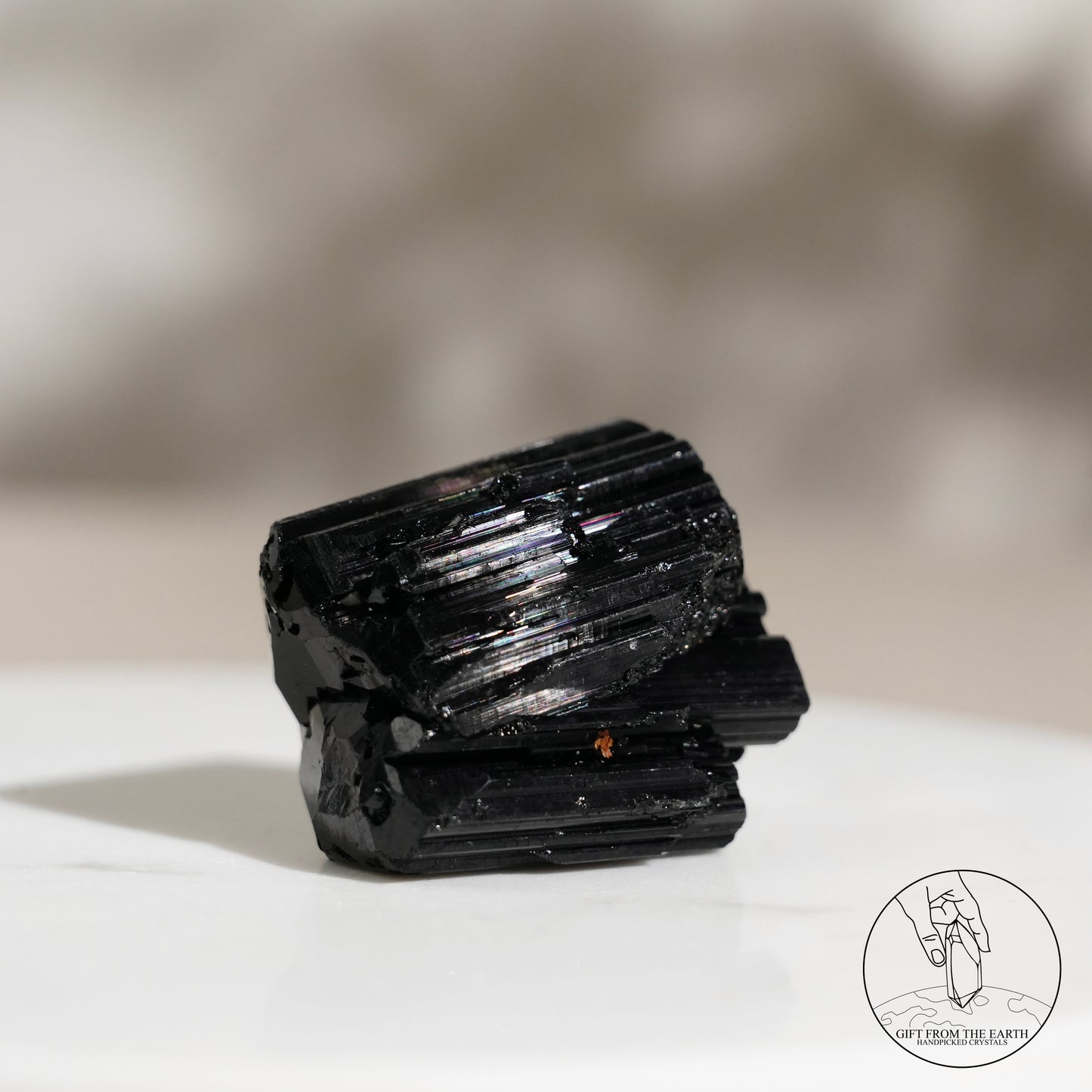 Mozambique lustrous black tourmaline 
