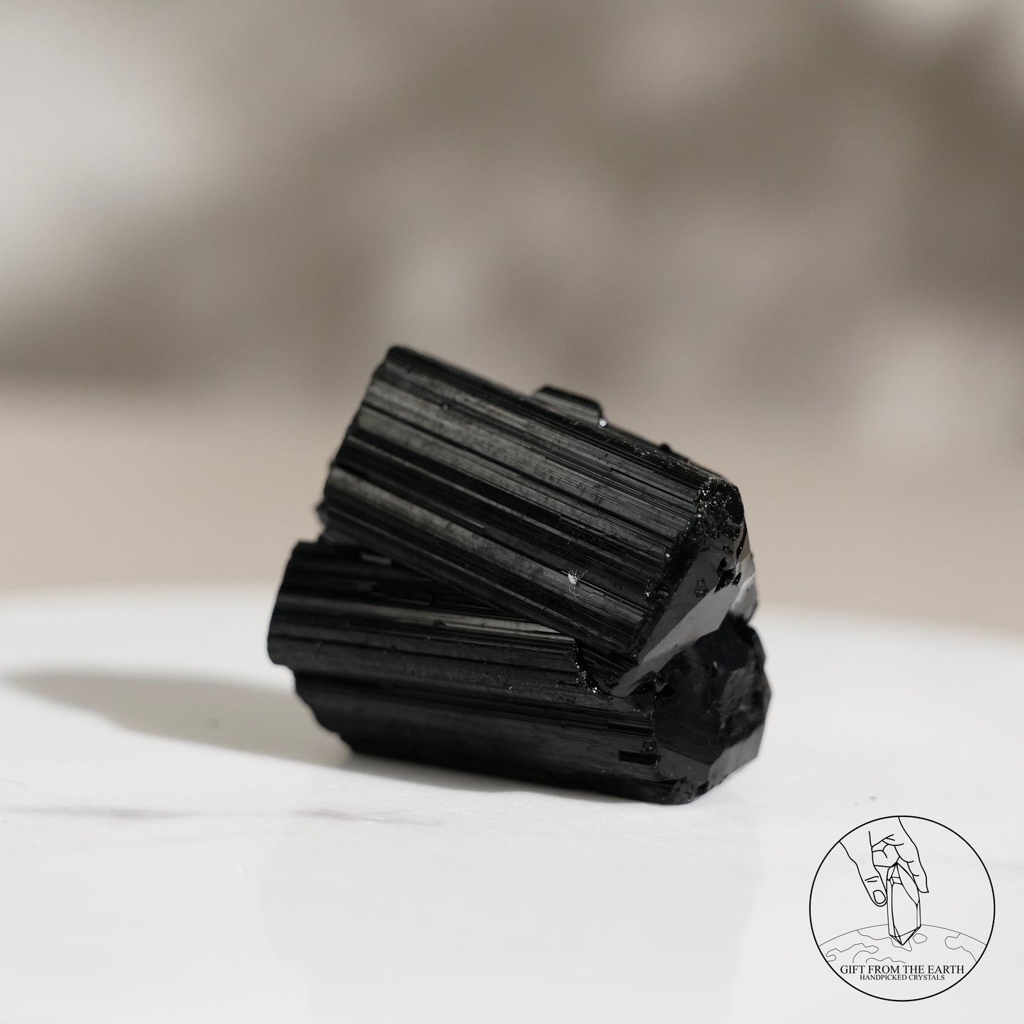 Mozambique lustrous black tourmaline 