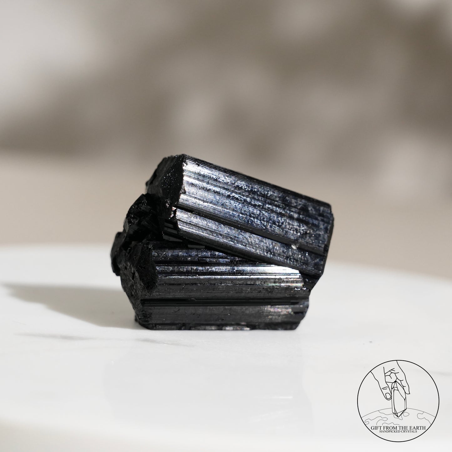 Mozambique lustrous black tourmaline 