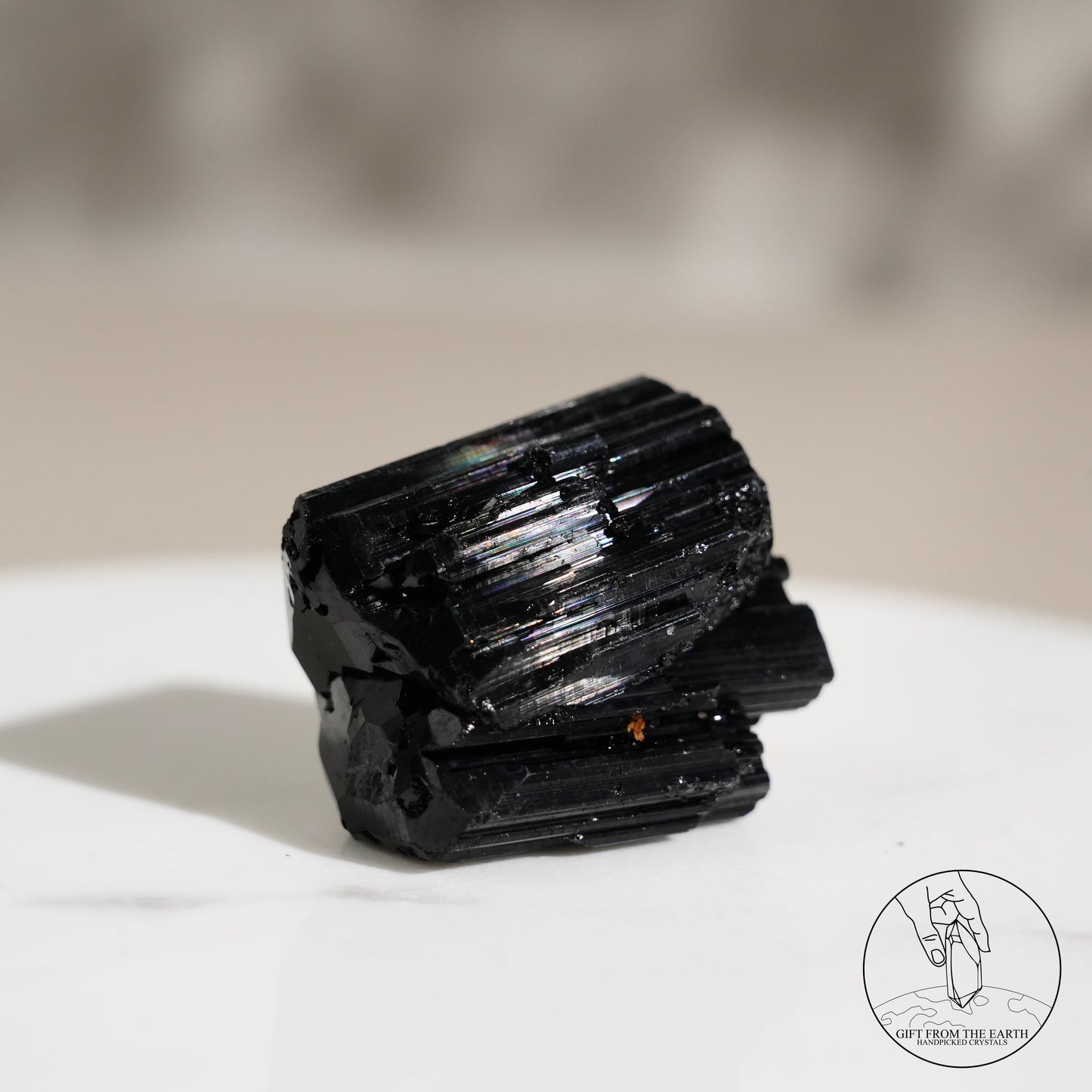 Mozambique lustrous black tourmaline 