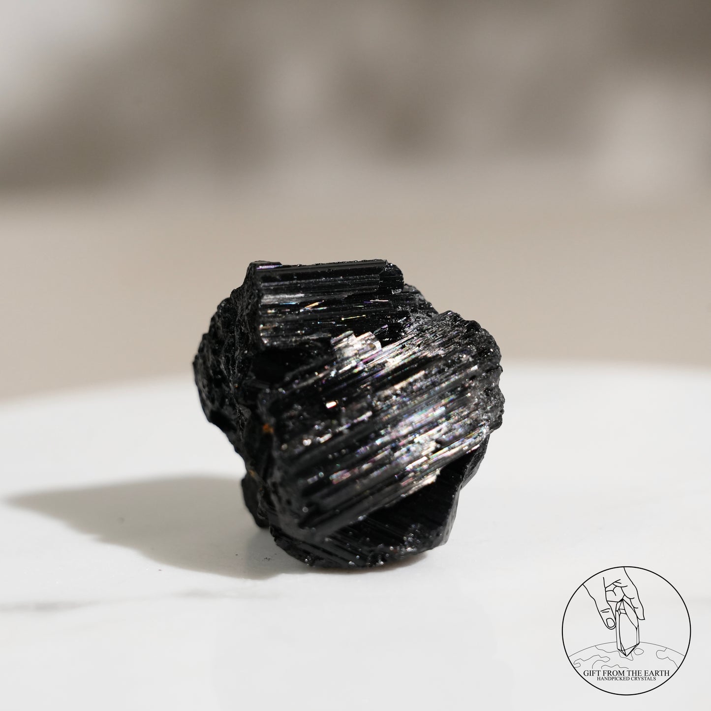 莫桑比克亮面黑碧璽原石