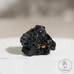 Glossy Black Tourmaline Raw Stone
