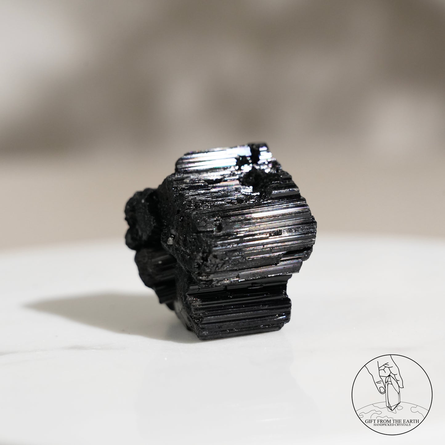 莫桑比克亮面黑碧璽原石