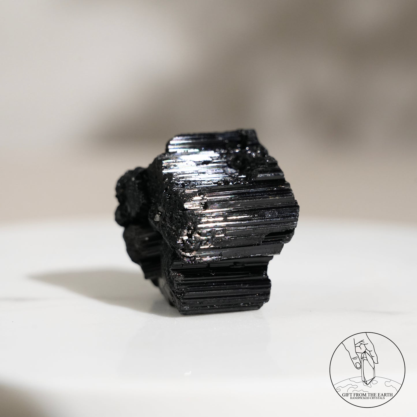 莫桑比克亮面黑碧璽原石