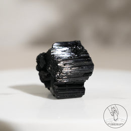 Glossy Black Tourmaline Raw Stone