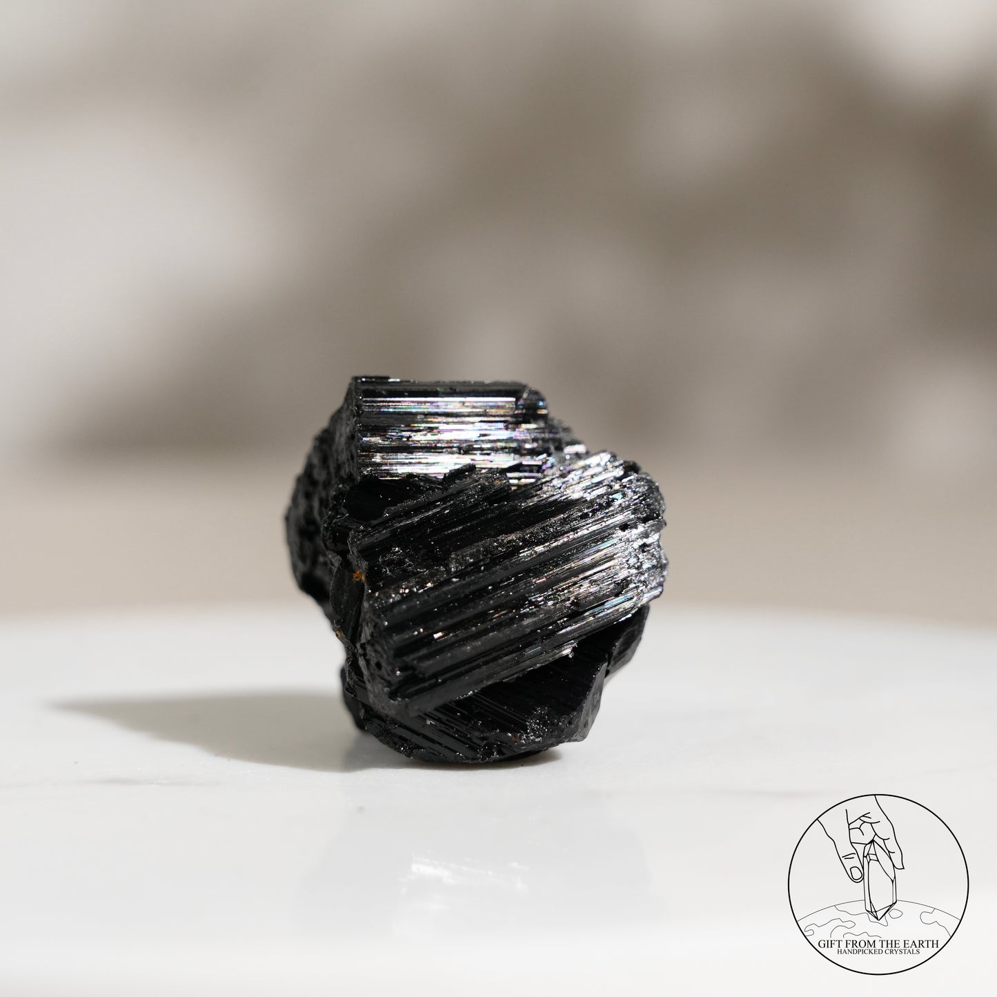 莫桑比克亮面黑碧璽原石